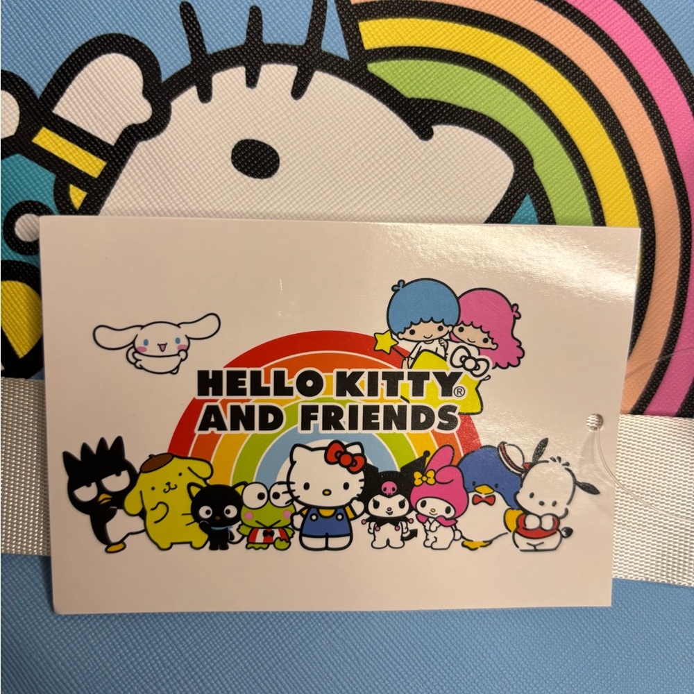 Hello Kitty Cinnamoroll White Backpack with Rainbow Design - Picture 6 of 7